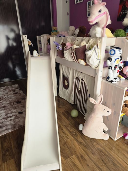 Pat Flexa cu tobogan 90/200