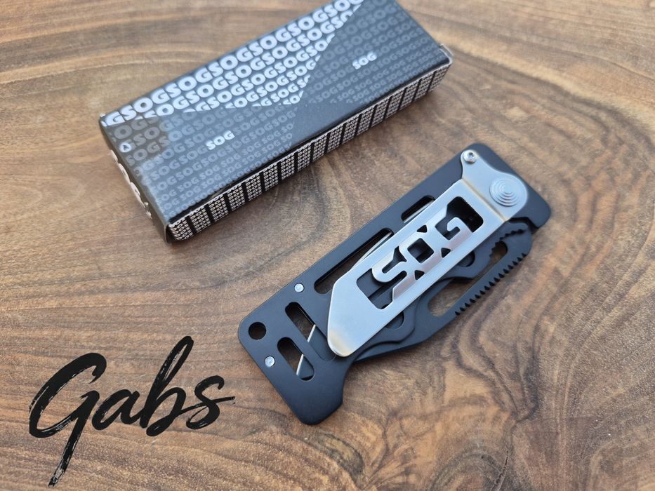 Сгъваем нож SOG Cash Card щипка за пари и карти EZ-4