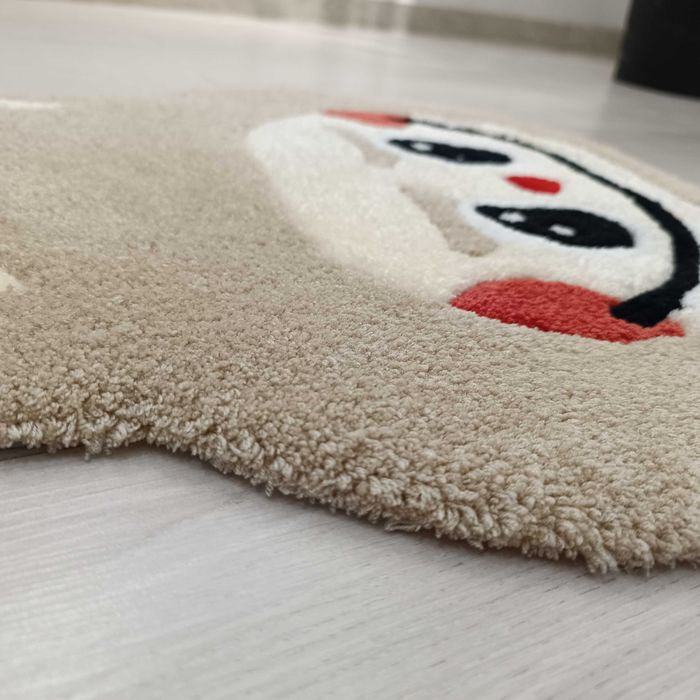 Ковёр ручной работы Лабубу в технике тафтинг на подарок