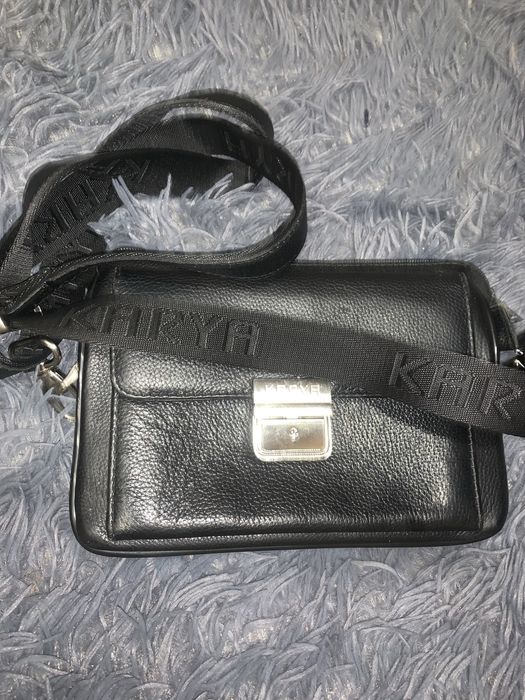 Сумка кожаная черная KARYA