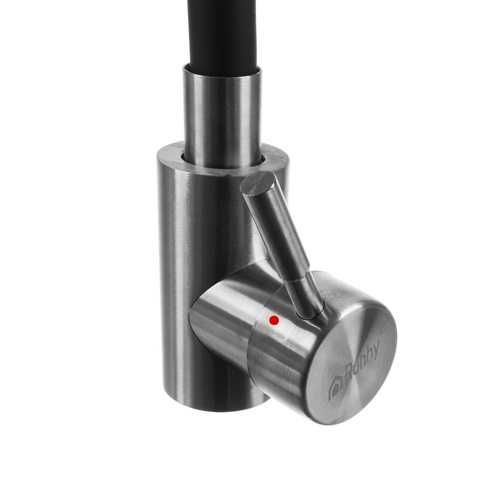 Гъвкав смесител за кухня / Черен смесител за кухня с гъвкав чучур