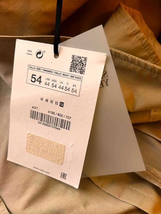 sacou barbati nou Zara marime XL EUR 54