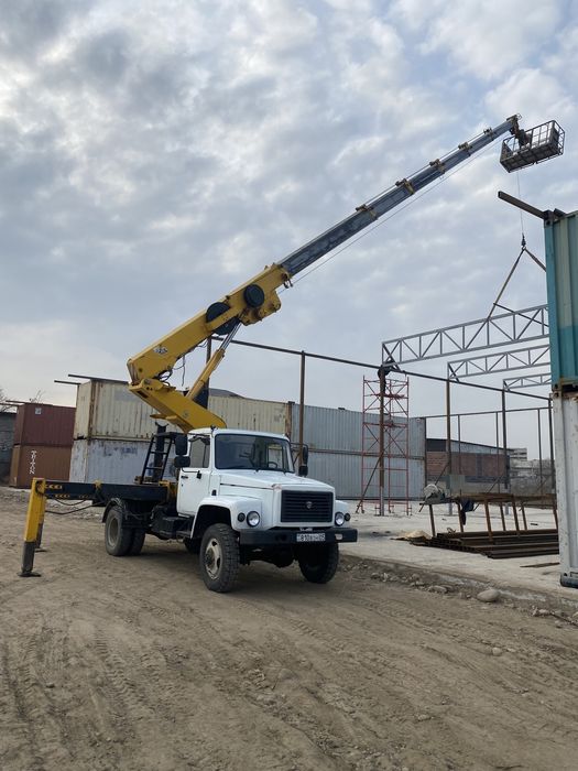 Автовышка вездеход кран