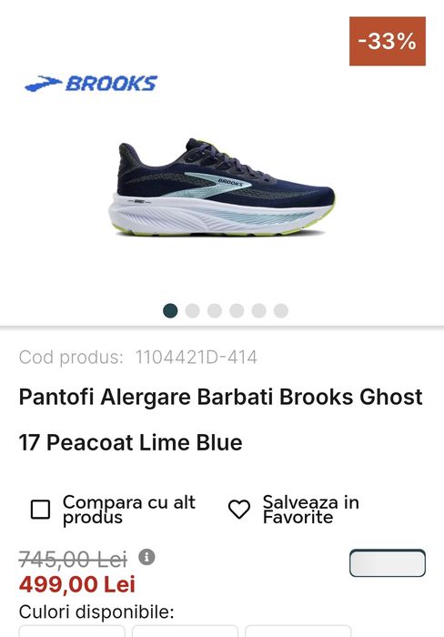 Adidasi de alergat Brooks Ghost 17