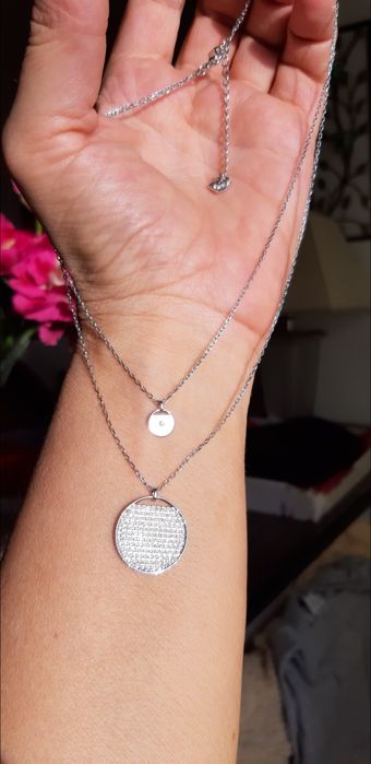 Colier Swarovski nou  dublu,autentic