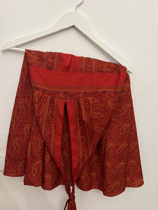 Rochie rosie cu model vaporoasa de vara S India