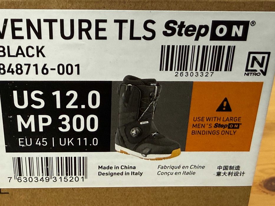 boots noi nitro venture tls step on mondo 25,5 26,5 27 28,5 29 30 33