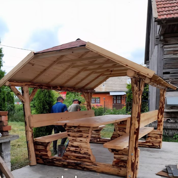 Foisoare, leagăne filigorii, pergole, mobilier de gradina