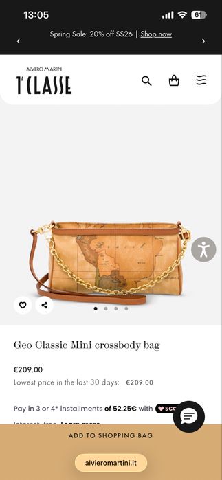 Geo Classic Mini crossbody bag
