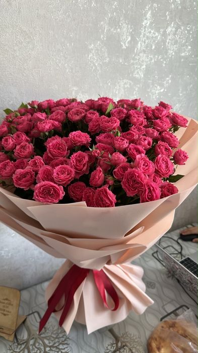 Букет от кустовых роз