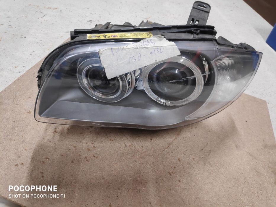 Ляв фар Bmw 1 Ser  Bi-xenon- СЪС ЗАБЕЛЕЖКИ!