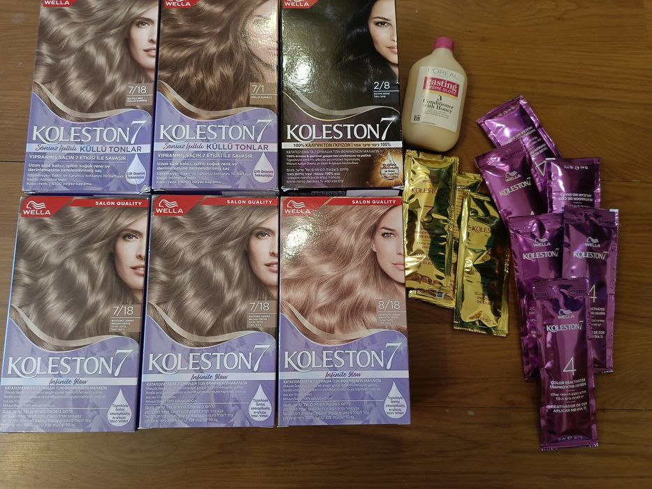 Непрофесионална боя за коса wella  koleston 7