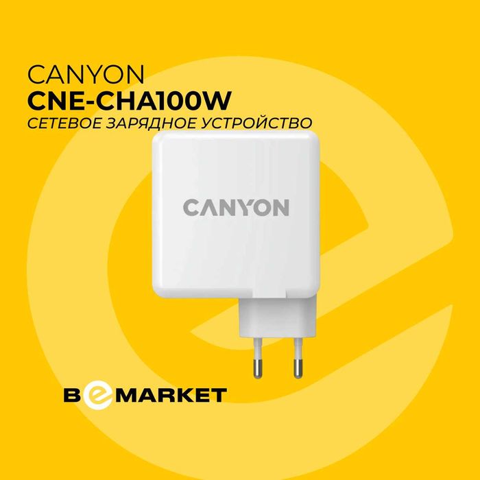 Сетевое зарядное устройство Canyon CNE-CHA100W