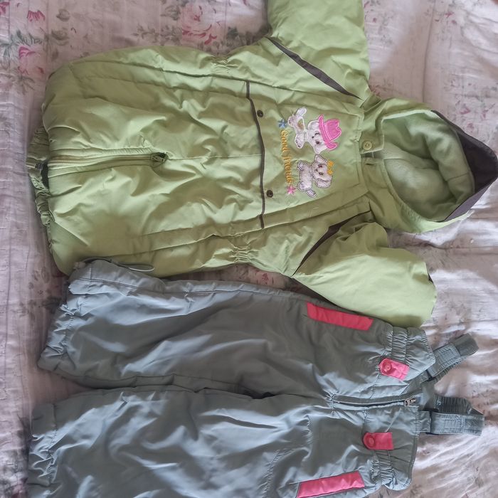 Куртка конверт. Штаны на лямках