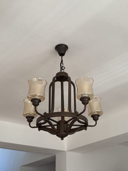 Candelabru din fier forjat 5 brate