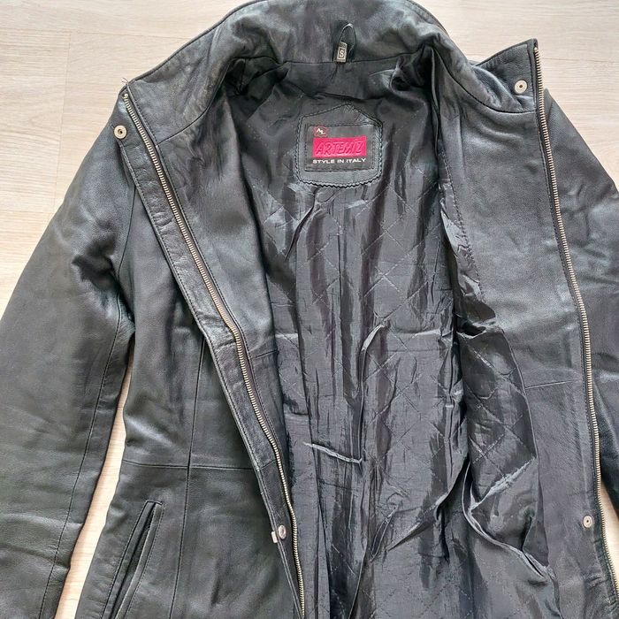 Кожено манто естествена кожа S