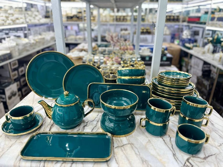 Yashil tilla zarli nabor 34 talik