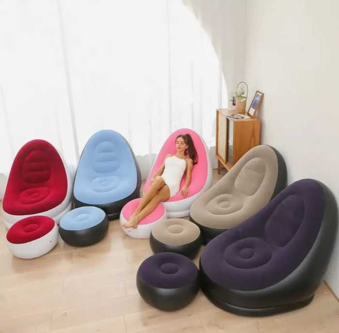 Кресло надувной-112х109х69 см. Intex-68581. Доставка бесплатно