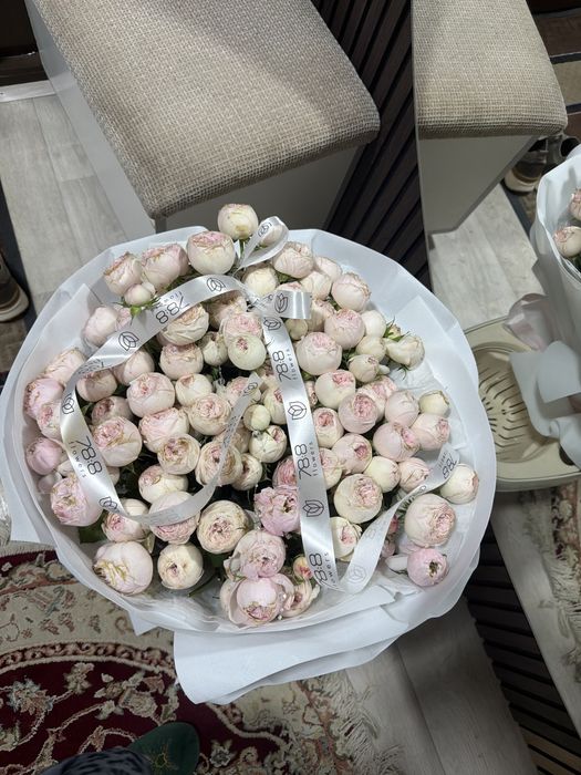 Цветы букет + корзина