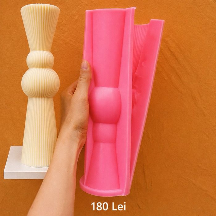 Matrita silicon si acril pentru lumanari decorative, botez si cununie
