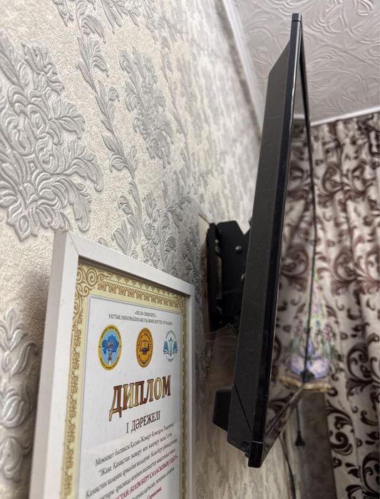 Телевизор (38 диагональ). Холодильник