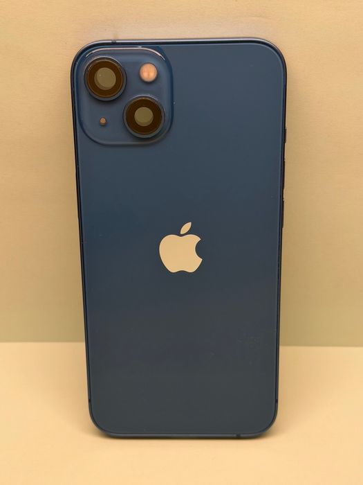 Carcasa spate iPhone 13 Blue Albastru originala capac spate sticla swap