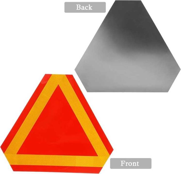 1 бр. Табела за трактор алуминиева, табела за бавнодвижещо мпс - T473