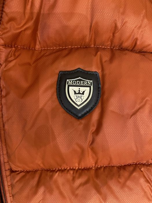 Пухен елек оранжев