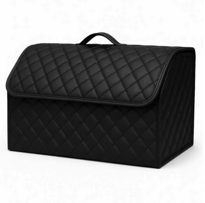 LUX кожен органайзер Mercado Trade, Сгъваем, Черен, Различни размери