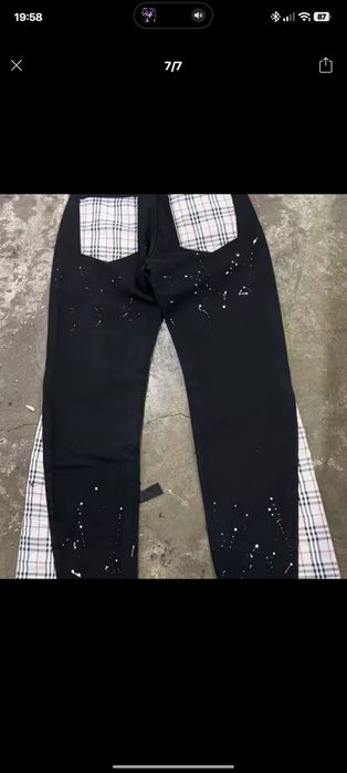 джинсы Burberry flared