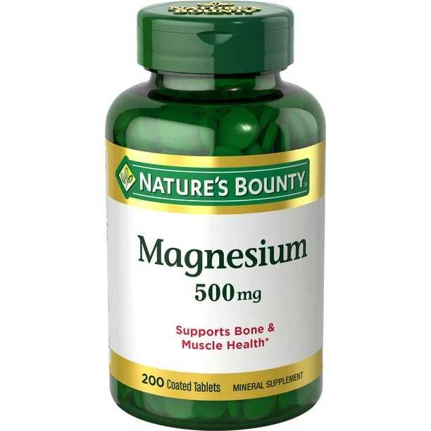 Магний 500 Mg 100шт Nature's Bounty из Америки
