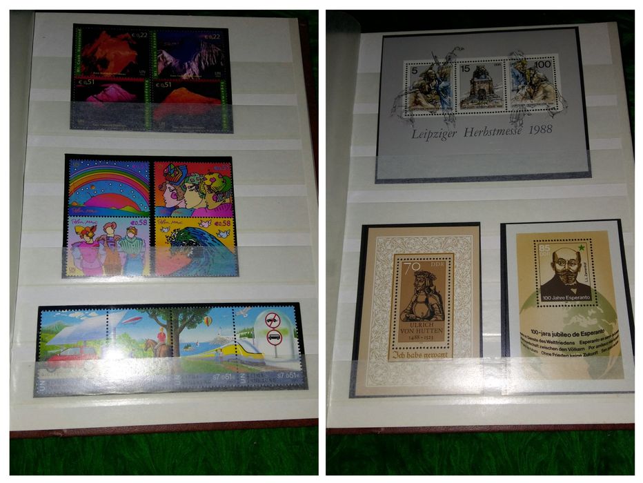 Класьор с чисти блокове, серии. Рядки! Описание и снимки.