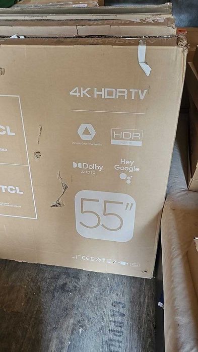 Телевизори с транспортно счупен екран. Не са ползвани