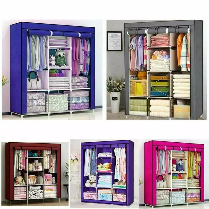 Тканевые шкаф.130х45х170