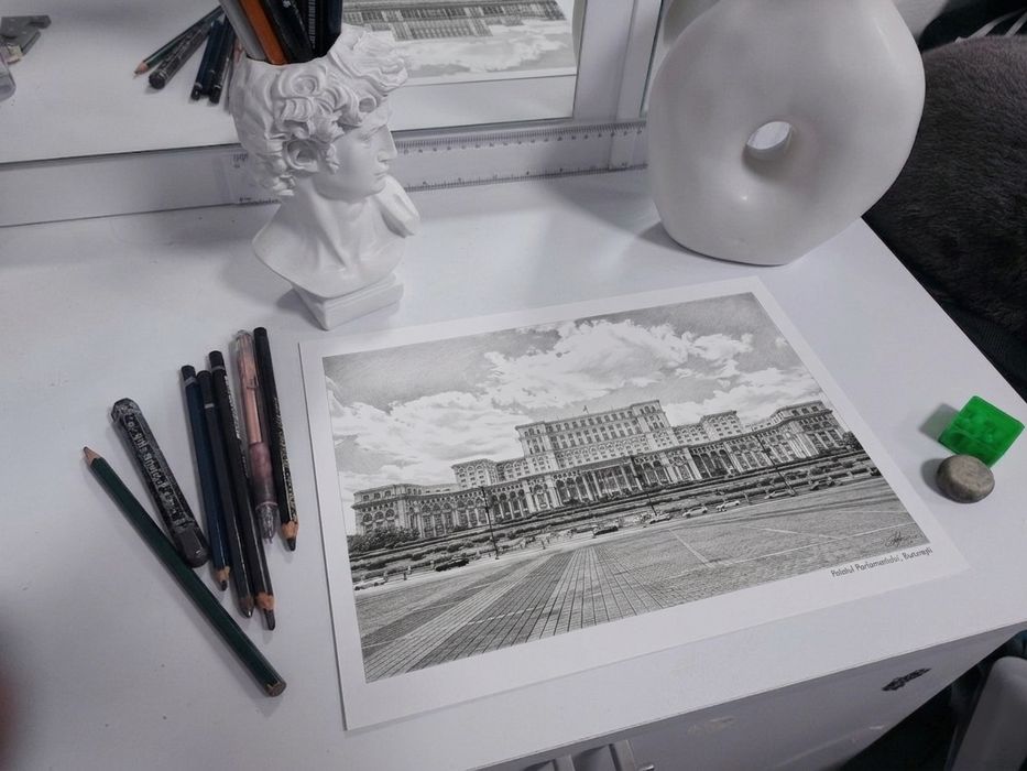 Portrete la Comandă după Poză + Desene Auto & Peisaje | A4/A3