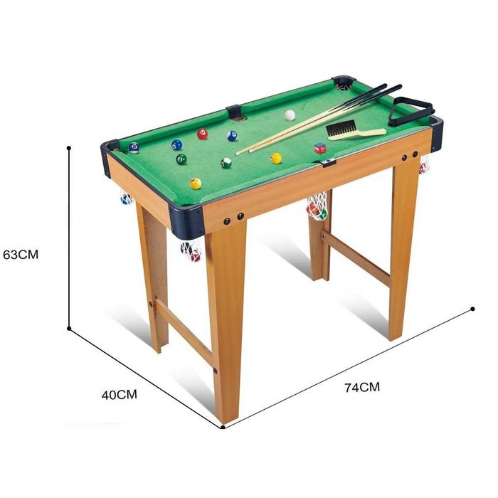 Masa de Biliard  cu Picioare  74 x 63 x 40 cm, din Lemn