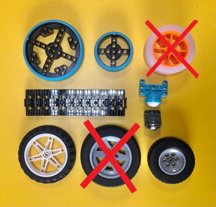 LEGO шины, гусеницы для серий SPIKE, Mindstorms EV3