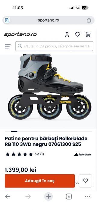 Patine pentru bărbați Rollerblade RB 110 3WD