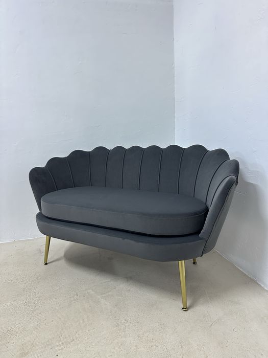 Диван Homcom, 2-местен, кадифе