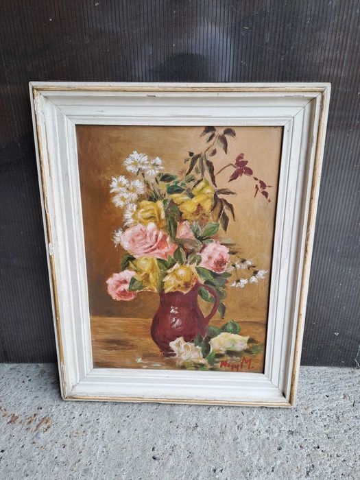 tablou pictura ulei 44/56 cm semnat Nagy M