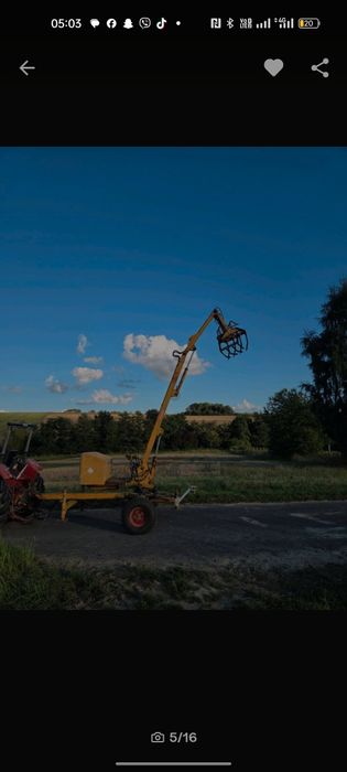 Brat graifer săpat încărcător gunoi  tractor