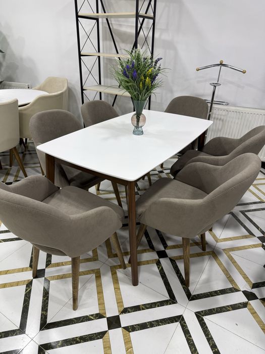 Стол стуллар пластмасса йоғочли профилли темирли стул деревянные