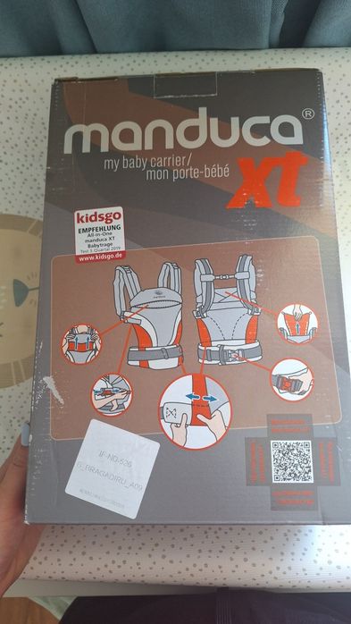 Marsupiu Manduca xt albastru si fillikid