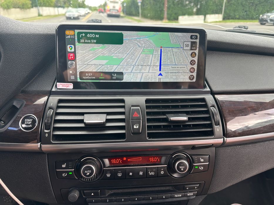 BMW X5 E70 X6 E71 мултимедия Android GPS навигация Carplay