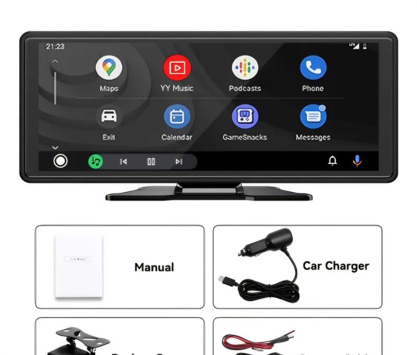 Преносима универсална мултимедия с Android Auto, Car Play.