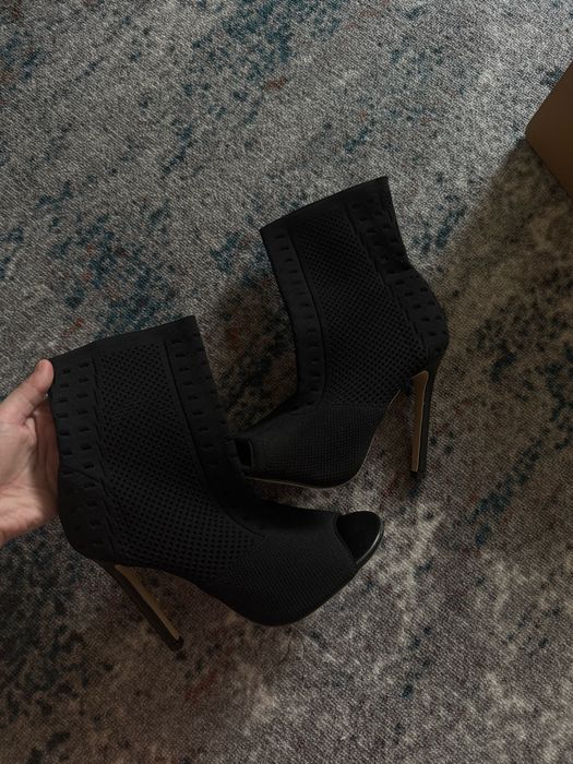 Черные туфли/ботильоны