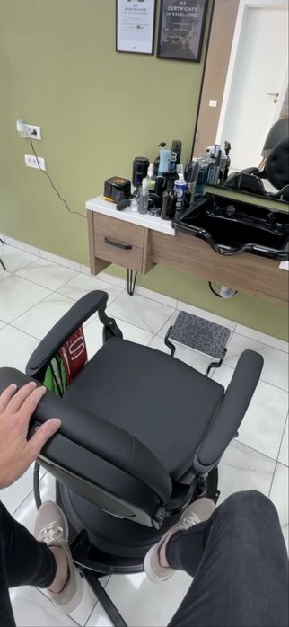 Suport ergonomic scaun frizerie