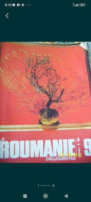 Revista Roumanie 1990 in limba franceza