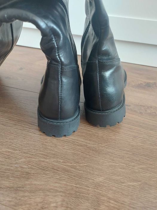 Дамски ботуши от естествена кожа