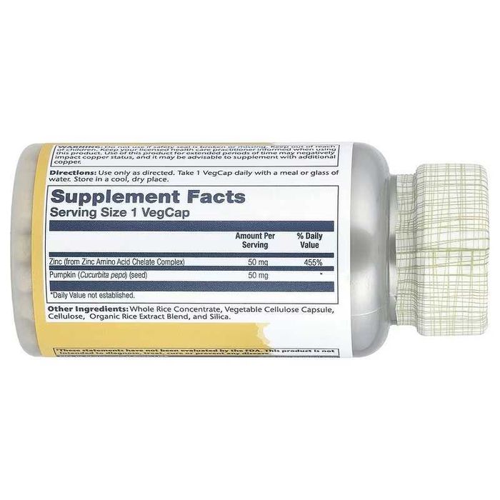 Solaray Zinc sink цинк синк